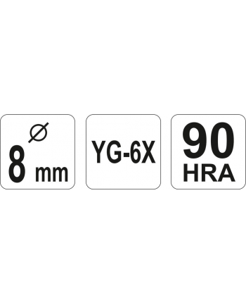 YATO WIERTŁO DO SZKŁA I CERAMIKI  8mm 3727 nr 2