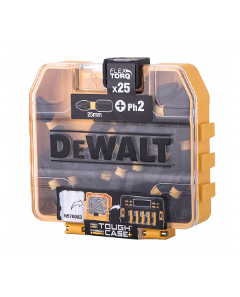 dewalt końcówki wkrętarskie ph2 25szt extreme tstak