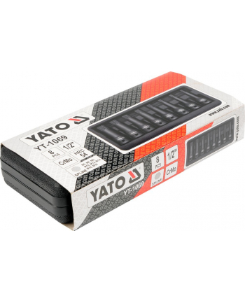 YATO KLUCZE SPLINE UDAROWE 8 elem 1069 nr 1