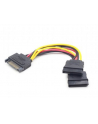 KABEL ZASILAJĄCY SPLITTER SATA 015M CC-SATAM2F-01 GEMBIRD - nr 1