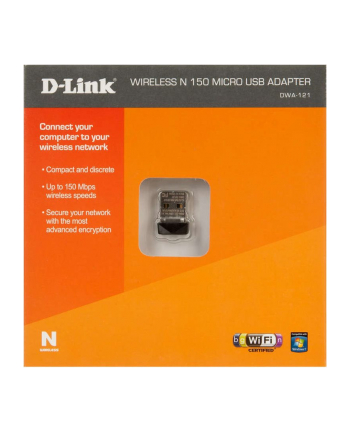 d-link WIRELESS N150 MICRO USB ADAPTER/80211B/G/N (24GHZ) USB20