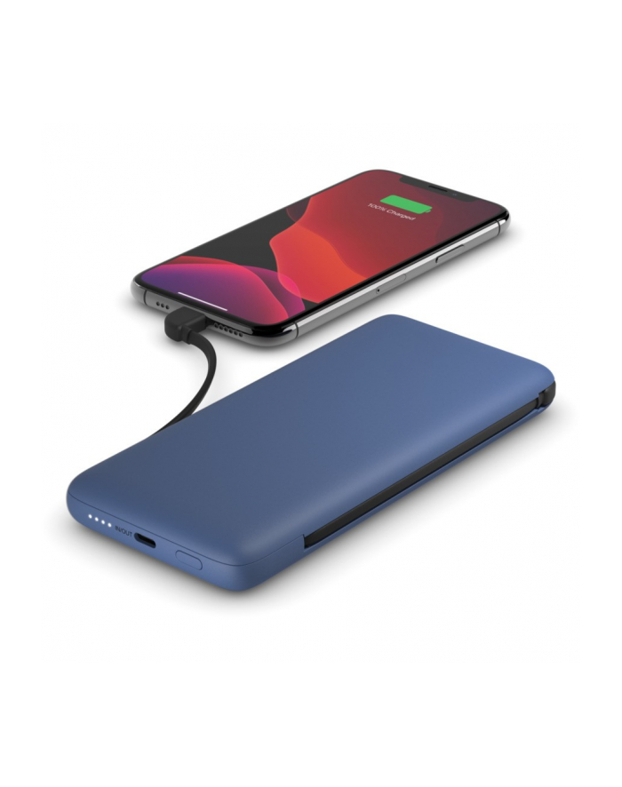 BELKIN POWER BANK 10K INC USB-C/AND LIGHTNING CABLES BLUE główny