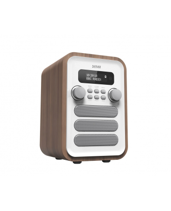 Radio retro DAB+/FM Denver DAB-48 drewno+biały front