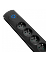 Listwa przeciwprzepięciowa Qoltec 8 gniazd 3m (czarna) - nr 2