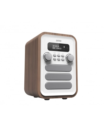 Radio retro DAB+/FM Denver DAB-48 drewno+biały front nr 1