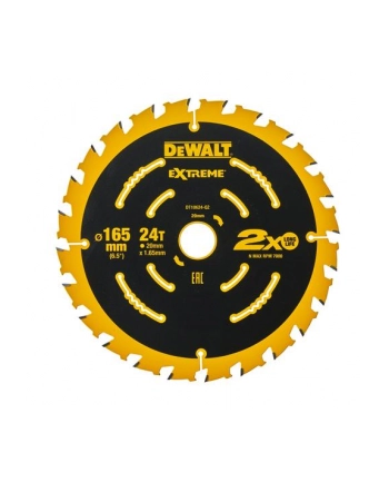 dewalt tarcza pilarska pilarek akumulatorowych 165 x 20 mm, 24 zęby nr 2