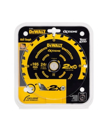 dewalt tarcza pilarska pilarek akumulatorowych 165 x 20 mm, 24 zęby nr 1