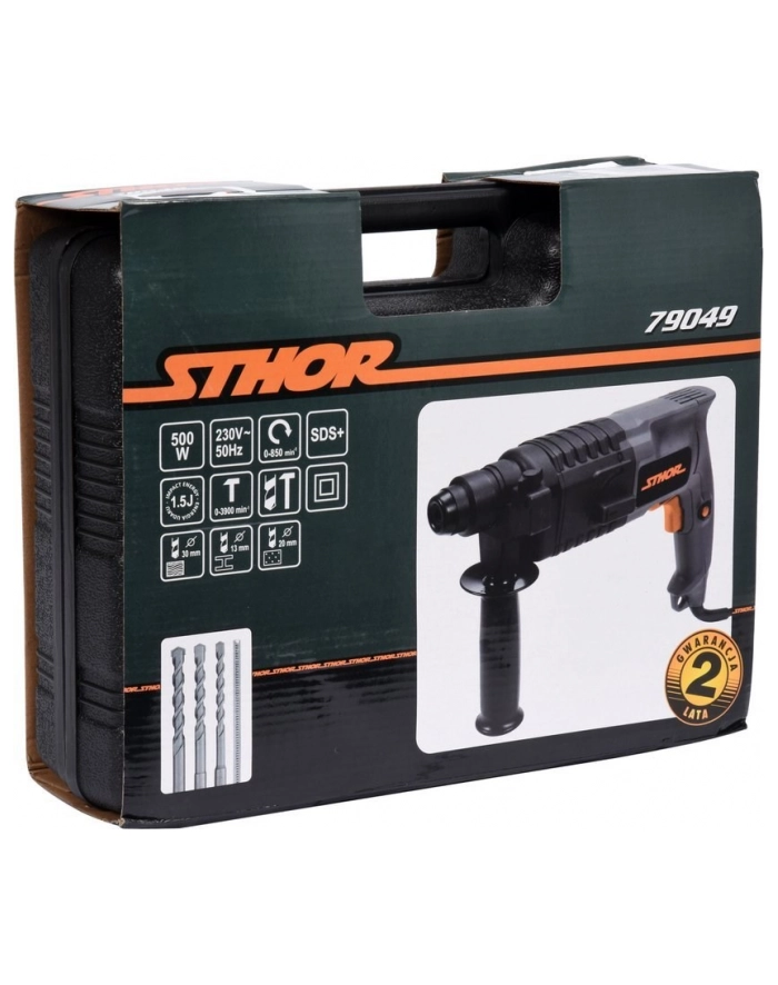 STHOR MŁOTOWIERTARKA SDS PLUS 500W 2 FUNKCJE główny
