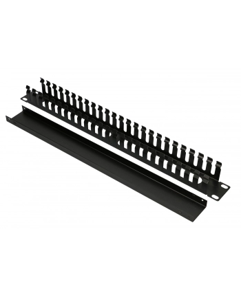 Extralink | Organizer kabli | 1U 19''; z metalową osłoną nr 1