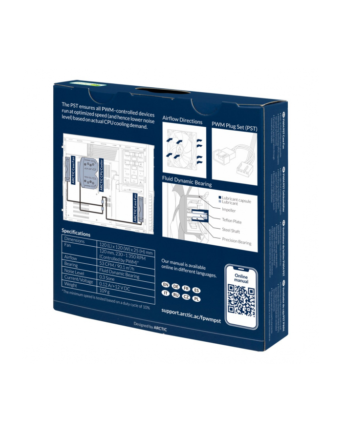 arctic cooling LA1/4fter ARKTYCZNY 120*120*25 F12 PWM PST główny