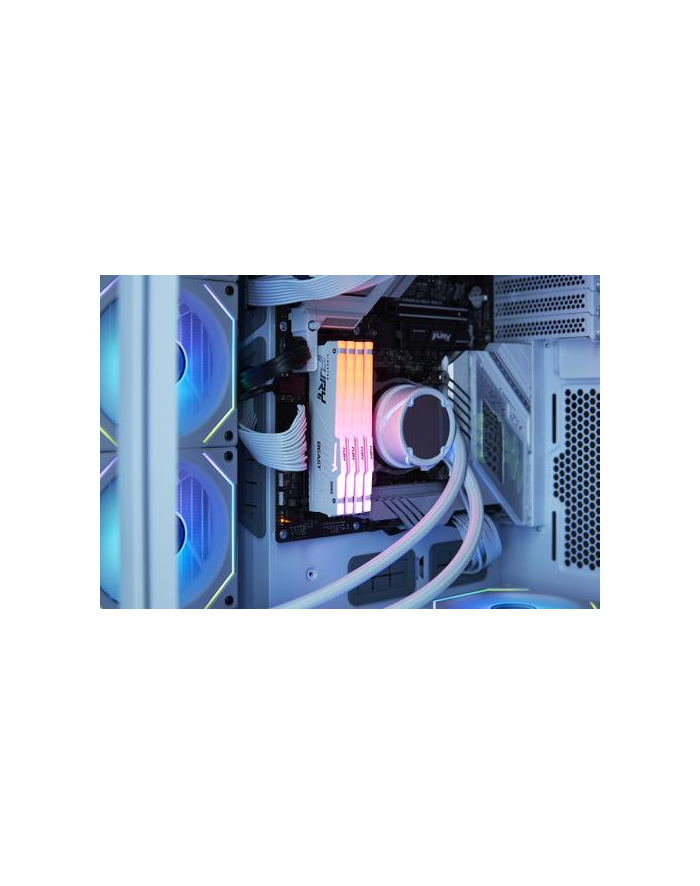 kingston 32GB DDR5-6000MT/S CL36/DIMM FURY BEAST WHITE RGB EXPO główny