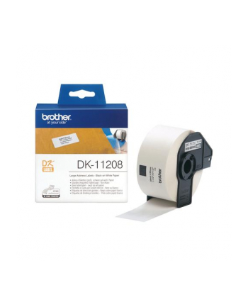bczerwonyher DK SINGLE LABLE ROLLS/F/ QL-500/550 400PCS/RL 38X90MM