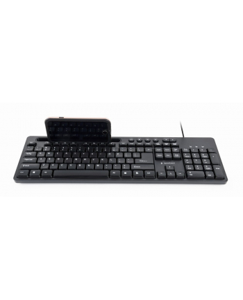 KEYBOARD MULTIMEDIA USB ENG/BLACK KB-UM-108 GEMBIRD