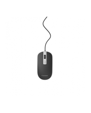 MOUSE USB OPTICAL BLACK/SILVER/MUS-4B-06-BS GEMBIRD nr 2