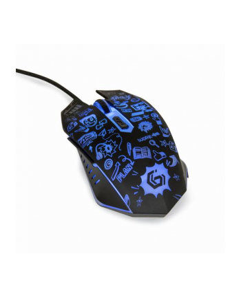 MOUSE USB OPTICAL BLACK/MUS-6B-GRAFIX-01 GEMBIRD nr 2