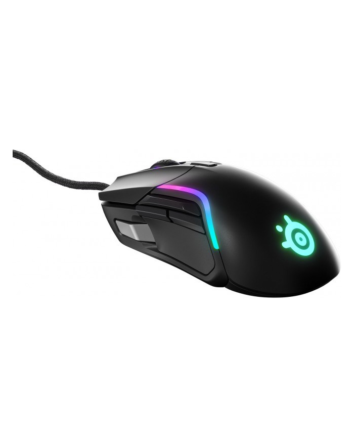 Seria SteelSeries | Mysz do gier | Optyczny | Przewodowe | Czarny | Tak | Rywal 5 główny