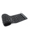 KLAWIATURA FLEXIBLE USB/PS2 ENG BLACK KB-109F-B GEMBIRD - nr 1