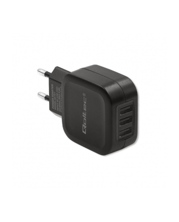 Ładowarka sieciowa Qoltec 50191 17W 3xUSB (czarna)