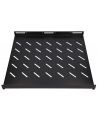 Extralink 1U 600mm Czarna | Półka | 19'';, 602 x 472mm, mocowana punktowo, do szaf o głębokości 800mm - nr 1