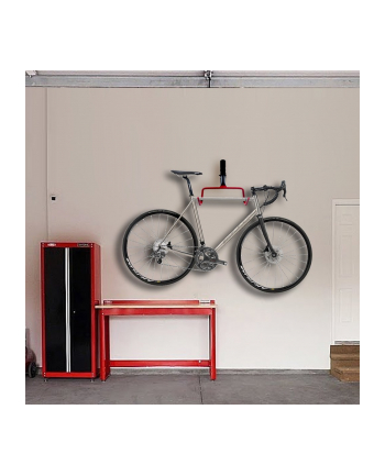 Rowerowy uchwyt ścienny  Maclean, poziomy, stal, max obciążenie 30kg, MC-430 nr 1