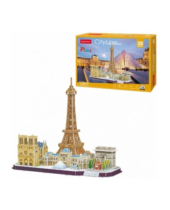 cubicfun Puzzle 3D City Line Paris MC254H nr 1