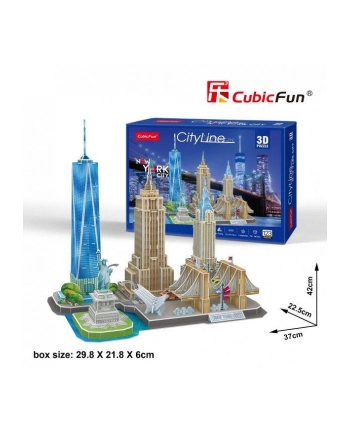 cubicfun Puzzle 3D City Line New York City 20255 nr 1