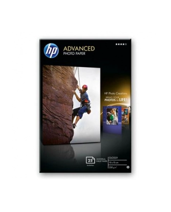 Papier HP Advanced foto Błyszczący bez marginesów 250g A6 25arkuszy Q8691A nr 2