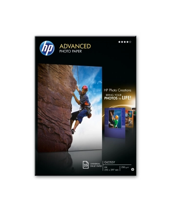 Papier Advanced foto Błyszczący 250g A4 25arkuszy Q5456A nr 2