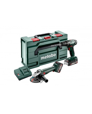 METABO ZESTAW COMBO 18V 243 (BS18+W18) 1x4,0Ah, 1x2,0Ah METABOX nr 1