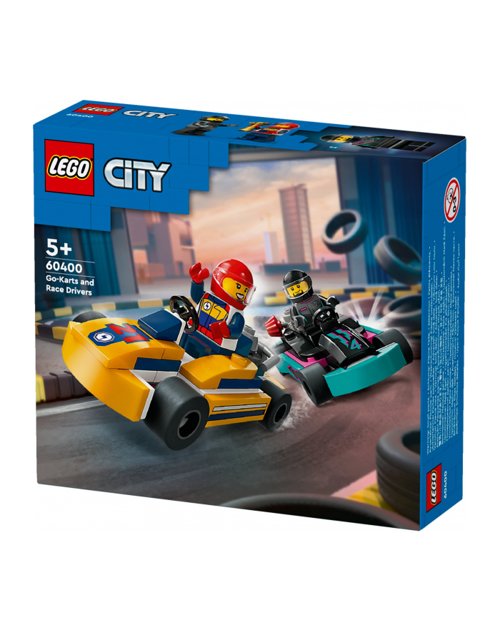 LEGO 60400 CITY Gokarty i kierowcy wyścigowi p4 główny