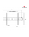 Uchwyt do telewizora lub monitora Maclean, max VESA 600x400, 37-70'';, 35kg, czarny, MC-749 - nr 5