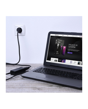 Qoltec Zasilacz do laptopa IBM Lenovo 65W | 20V | 352A | 79*55+pin | +kabel zasilający nr 2