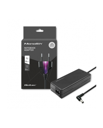 Qoltec Zasilacz do laptopa Lenovo 40W | 20V | 2A | 55*25 | +kabel zasilający nr 1