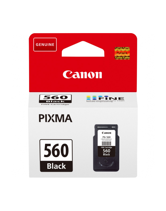 Tusz Canon czarny PG-560=PG560=3713C001, 180 str,7,5 ml główny