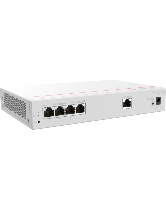 Smartphome Huawei S380-L4P1T | Router | 1x GE WAN, 4x GE LAN, PoE+, 50W główny