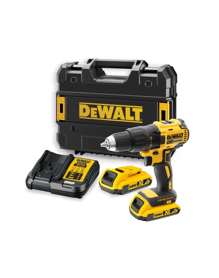 dewalt wiertarko-wkrętarka xr 18v,bezszczotkowa,2xaku 2ah,ładowarka główny