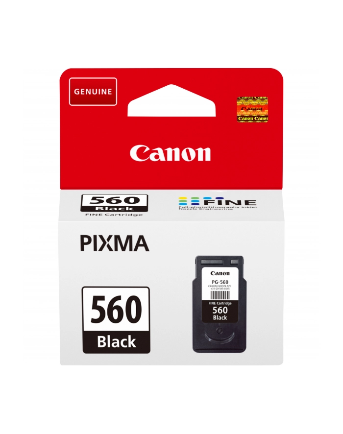 Tusz Canon czarny PG-560=PG560=3713C001, 180 str,7,5 ml główny