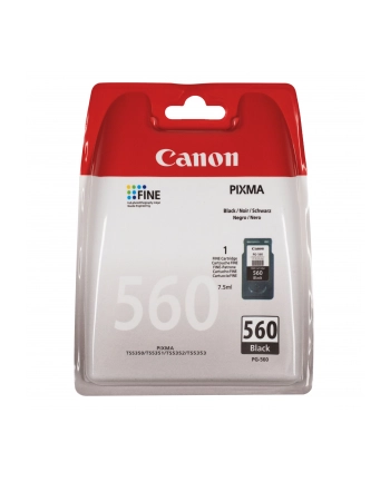 Tusz Canon czarny PG-560=PG560=3713C001, 180 str,7,5 ml