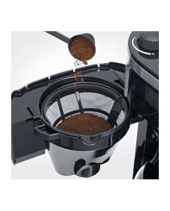 Severin KA 4813, Przelewowy ekspres do kawy, Ziarna kawy, Kawa mielona, Wbudowany młynek, 1000 W, Czarny, Stal nierdzewna nr 1