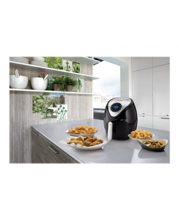 Ariete 4616/00, Frytkownica na gorące powietrze, 26 L, 200 °C, 60 min, Pojedyncza, Czarna, Srebrna nr 1
