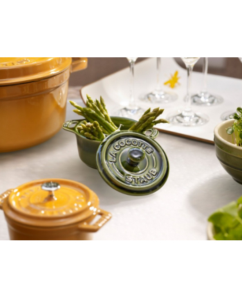 zwilling Staub Mini Cocotte Okrągły - 200 ml, Zielony nr 2
