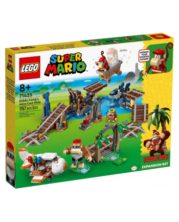 lego Klocki Super Mario 71425 Przejażdżka wagonikiem Diddy Konga - zestaw rozszerzający