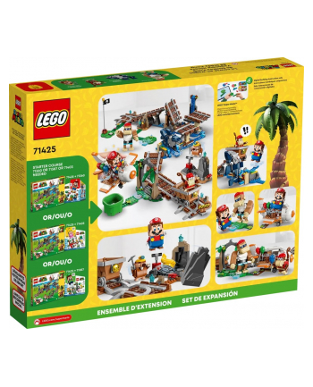 lego Klocki Super Mario 71425 Przejażdżka wagonikiem Diddy Konga - zestaw rozszerzający