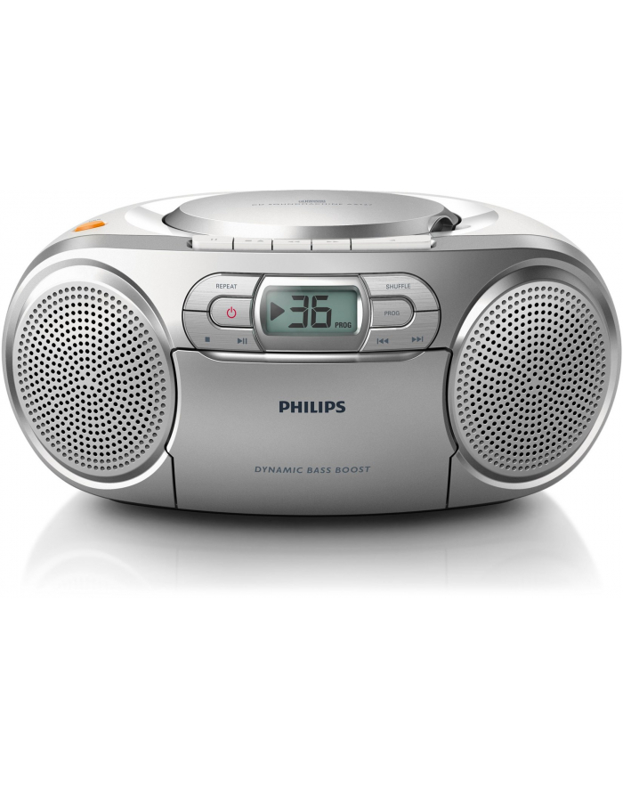 Boombox Philips AZ127/12 Szary główny