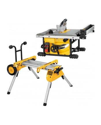dewalt pilarka stołowa 210mm, 1850w + stojak de7400 nr 1