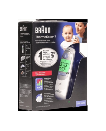 Termometr douszny na podczerwień Braun ThermoScan 7 biały, IRT6520 nr 2