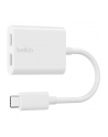 belkin ROCKSTAR USB-C/AUDIO- UND LAD-EADAPTER WEI - nr 1