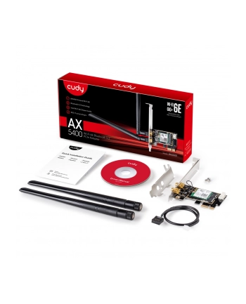 Express Adapter Cudy Wi-Fi 6E PC AX5400 nr 1