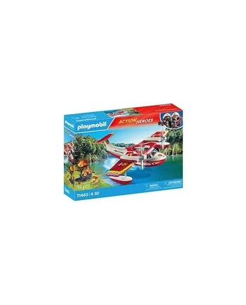 playmobil Zestaw figurek Action Heroes 71463 Samolot straży pożarnej z funkcją gaszenia pożaru
