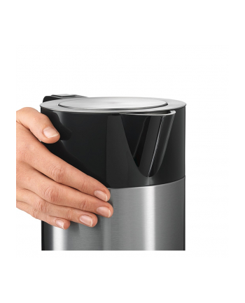 Bosch | Czajnik | TWK7203 | Ze sterowaniem elektronicznym | 2200 W | 1,7 l | Stal nierdzewna | Podstawa obczerwonyowa 360° | Stal nierdzewna/ czarny